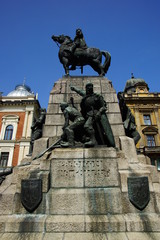 Obraz premium Grunwald Monument in Krakow, Poland