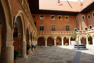 Obraz premium Jagiellonian University, Collegium Maius, Krakow, Poland