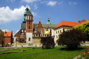 Fototapeta na wymiar Katedra na Wawelu, Wawel w Krakowie