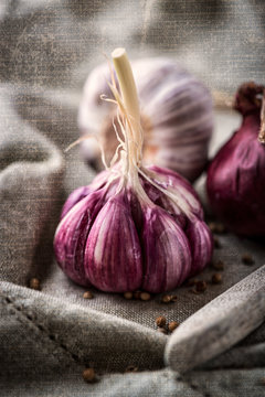 Garlic and Onion (image with texture)