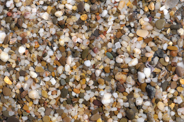 Sea stones as a background