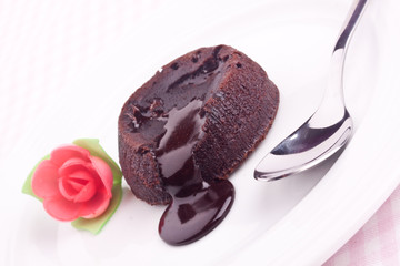 chocolate souffle