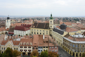 Fototapeta na wymiar Sibiu in Romania