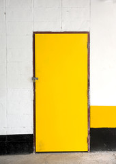 Yellow door