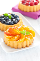 Kuchen mit Aprikosen