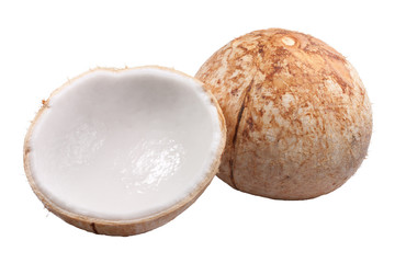 A white of young coconut