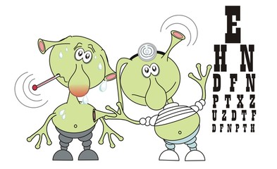 medical doctor ... hospitalized small alien