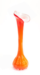 orange vase