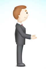 Business Man doing Handshake