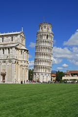 Pisa, Piazza dei miracoli,  the leaning tower.