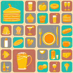 Fototapeta na wymiar Food Collage