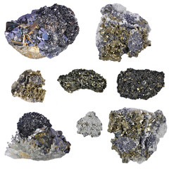 Pyrites  collage, Puzzle of the artist-nature