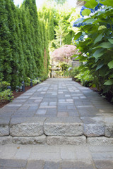 Garden Paver Path Walkway