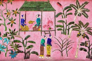 glass mosaic decoration