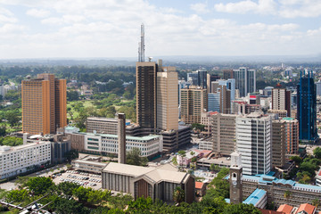 Nairobi, the capital city of Kenya - obrazy, fototapety, plakaty