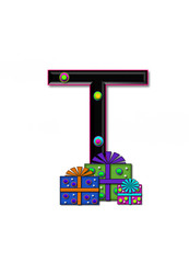 Alphabet Birthday Boxes T