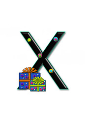 Alphabet Birthday Boxes X