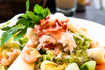 Fresh seafood salad
