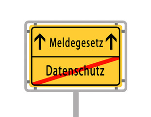Meldegesetz Datenschutz