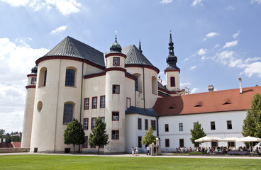 UNESCO-protected castle in Litomysl, Czech republic