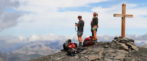Groupe de randonneurs