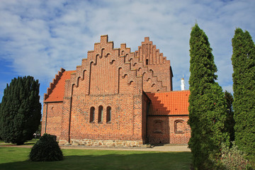 Fototapeta na wymiar Nykøbing Sjælland church