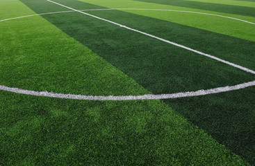 Fototapeta na wymiar Artificial Soccer Field