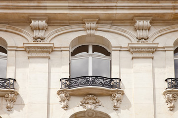 Fenster einer eleganten Villa