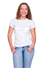 Fototapeta premium pretty smiley woman
