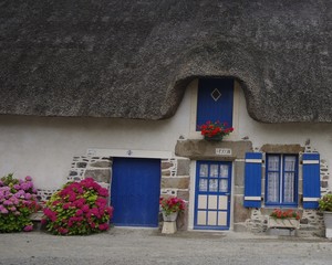 Fototapeta na wymiar Maison bretonne