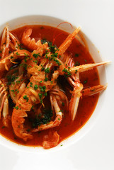 Shrimp soup Sopa de camarones 虾汤