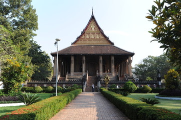 Obraz premium Ho Phra Keo a Ventiane capitale del Laos