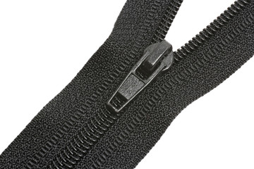 black zipper