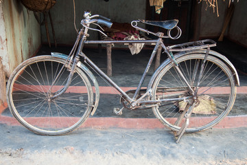 Fototapeta na wymiar Bike - spring seat