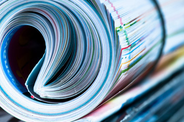 Magazine Roll. Side view.