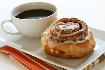 Cinnamon Rolls and Coffee