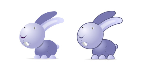 Violet rabbit