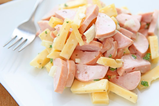 K&auml;se - Wurst - Salat Schweizer Art
