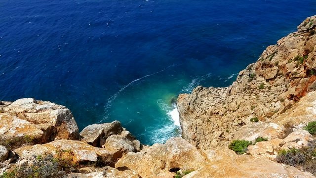 Barbaria cape Formentera lighthouse high view