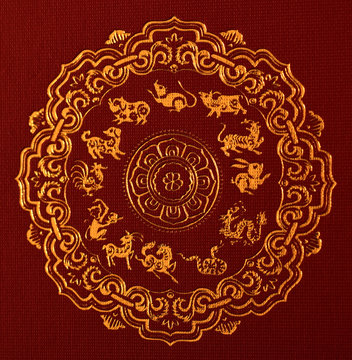 Astrology Art Set , animal icon set,Chinese Zodiac animal