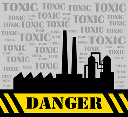 Obraz premium Toxic factory
