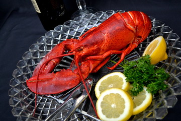 Fresh Cooked Lobster Dinner