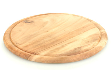 cutting board isolated on white.