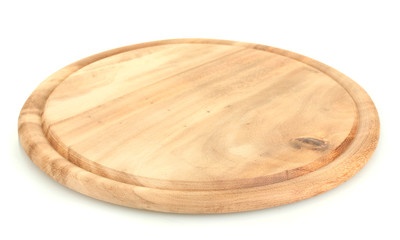 cutting board isolated on white.