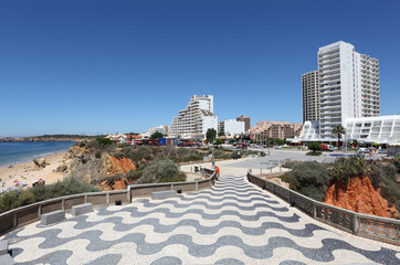 Promenade at Praia da Rocha in Portimao, Portugal © philipus