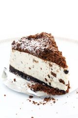 Fototapeta na wymiar Chocolate Cheesecake