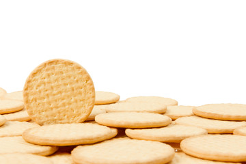 Close up delicious dutch biscuits