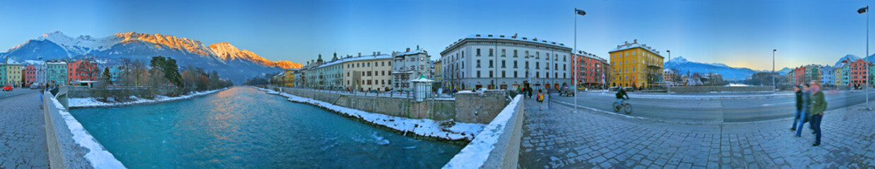 Innsbruck panorama a 360 gradi