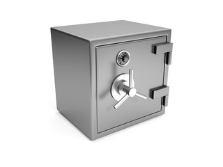 3d illustration: Cash safes closeup