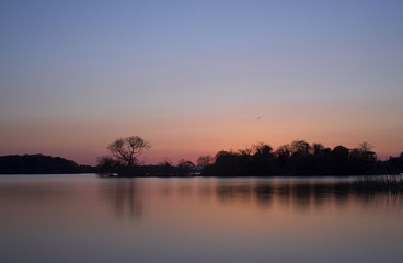 Sunset Lake scenics - Lough Leane Lake in Killarney, Ireland